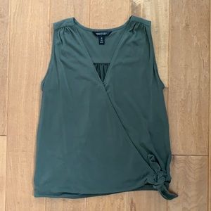 Banana Republic Olive Tie Tank XS